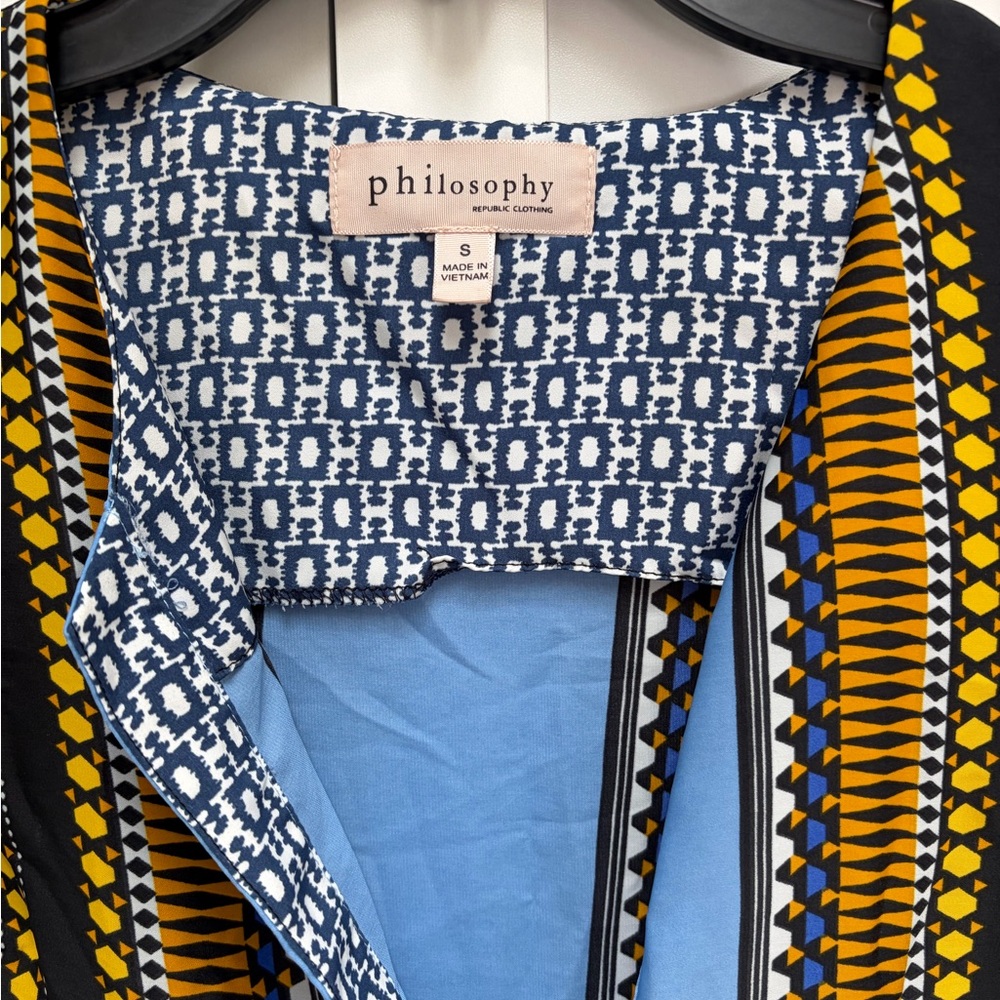 Philosophy Geometric Patterned Dress - Picture 2 of 3